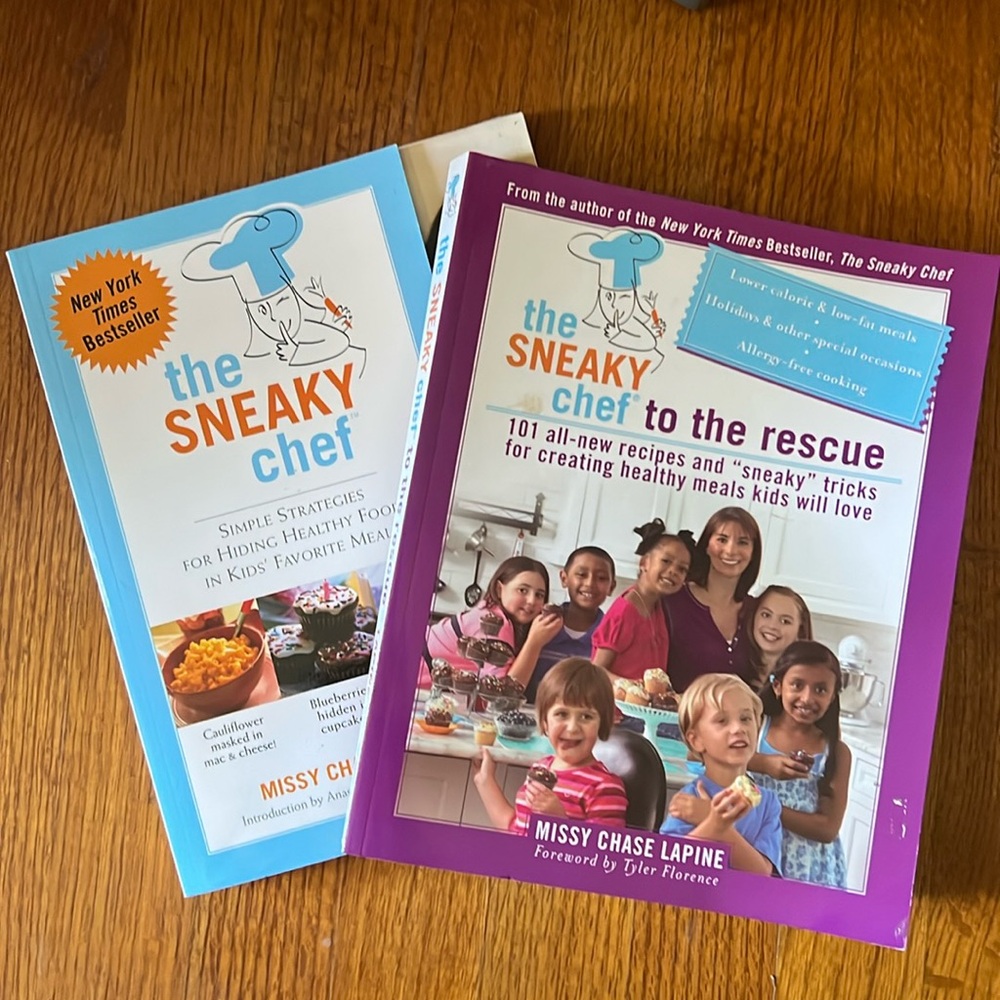 Sneaky Chef Cookbooks (2) - EUC